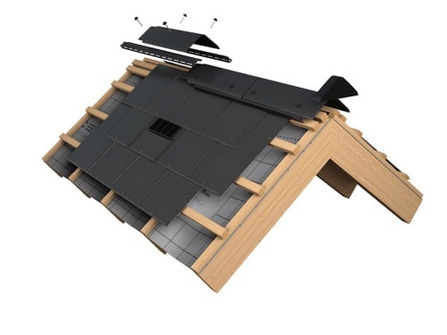 Cedral's pitched roof fittings and accessories range