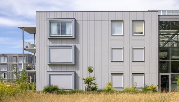 Lames verticales et horizontales pour un concept unique de logement néerlandais