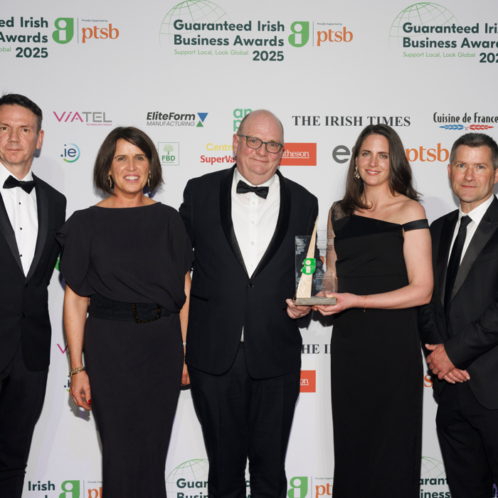 Etex Ireland Wins at the Guaranteed Irish Business Awards 2025!