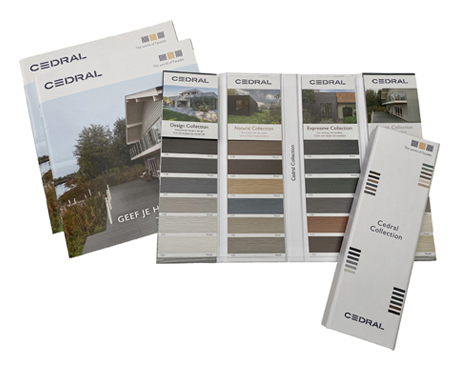 Les 4 collections de couleurs de Cedral sidings 