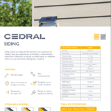 Ficha Técnica - Siding Cedral 2023