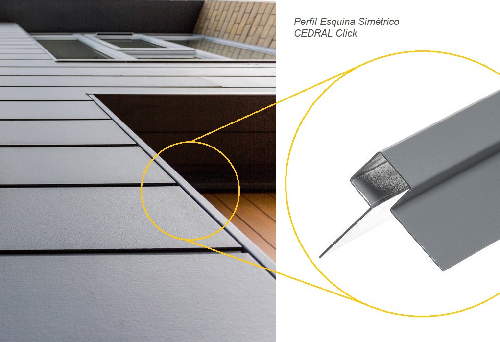 Um perfil de acabamento para uma fachada ventilada perfeita